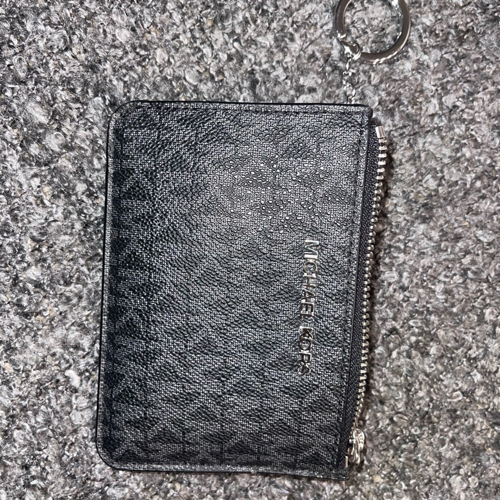 Michael Kors coin wallet black PVC